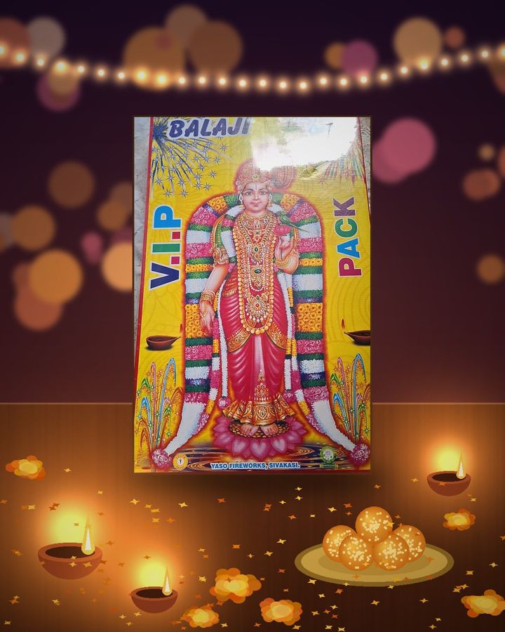 60-item VIP Pack, Lakshmi design, on a festive table